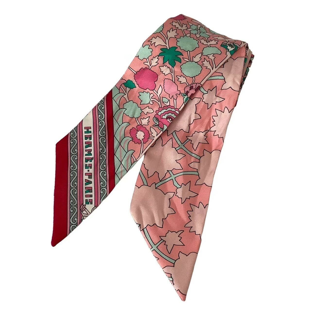 HERMES♡ツイリー花柄 動物柄 黒 HERMES（エルメス） ツイリー 2020春夏 スカーフ 《Les Zebres ゼブラ