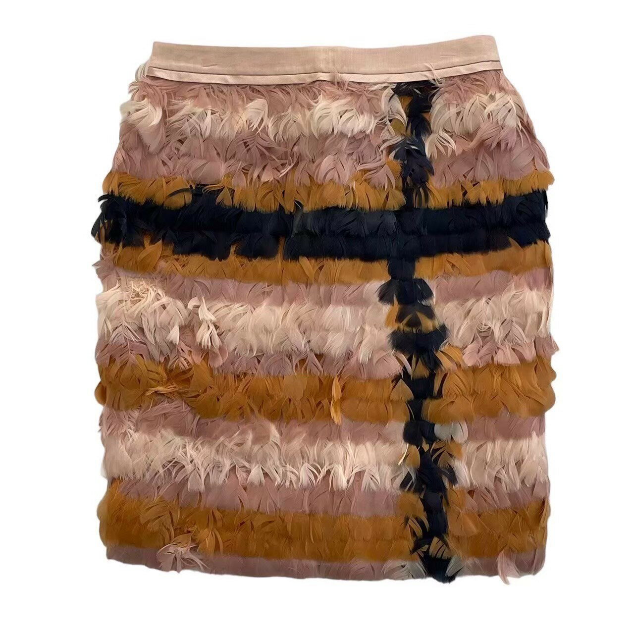 トリーバーチ　タイトスカート　新品未使用 ウォッシャブル】ナチュラルリネンブレンドタイトスカート(スカート