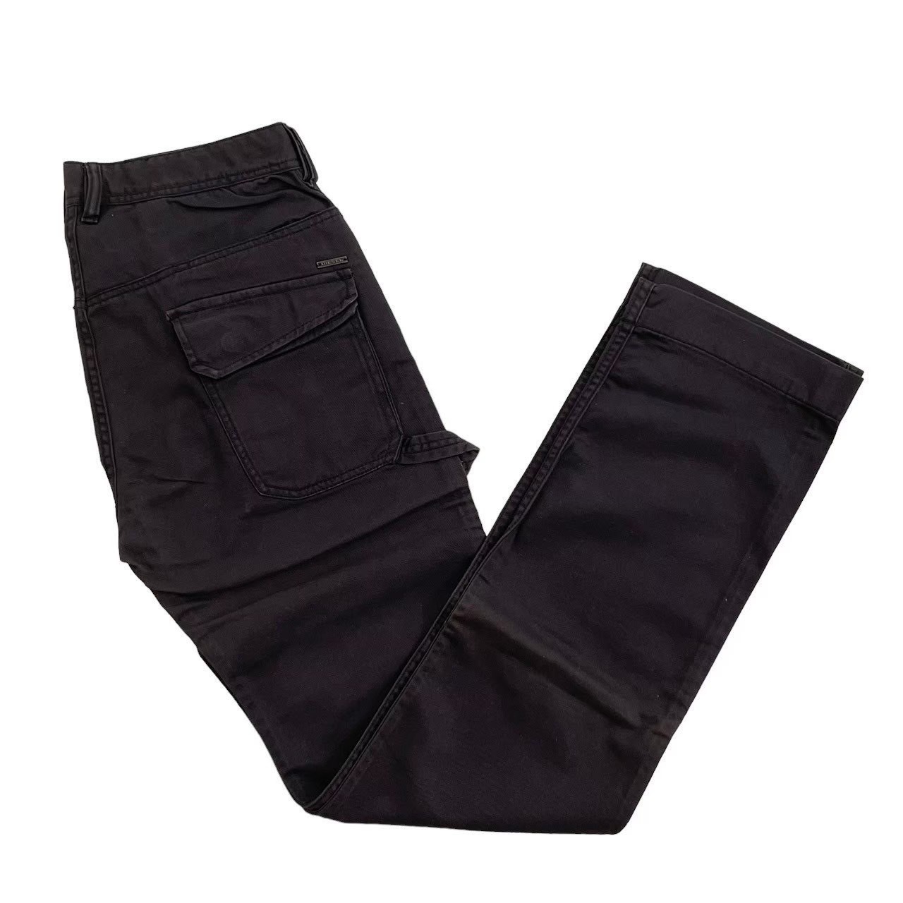Rakuten - 「中古」DIESEL ディーゼル ボトムス デニムパンツ 黒 ブラック パンツ デニム スキニー サイズ30 Mサイズ ポケット ファスナー 個性的 おしゃれ メンズ