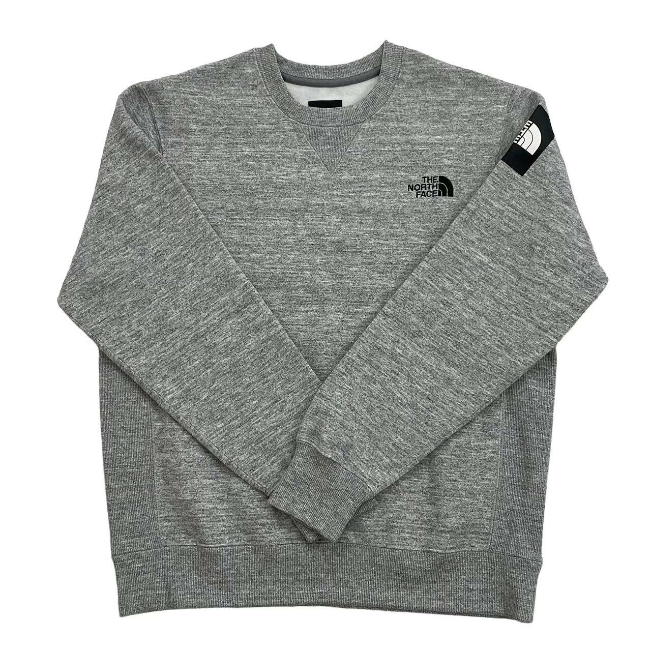 Rakuten - 「中古」THE NORTH FACE ノースフェイス トップス ブランド スクエアロゴスウェット グレー スクエア ロゴ入り スウェット 裏起毛 Mサイズ メンズ