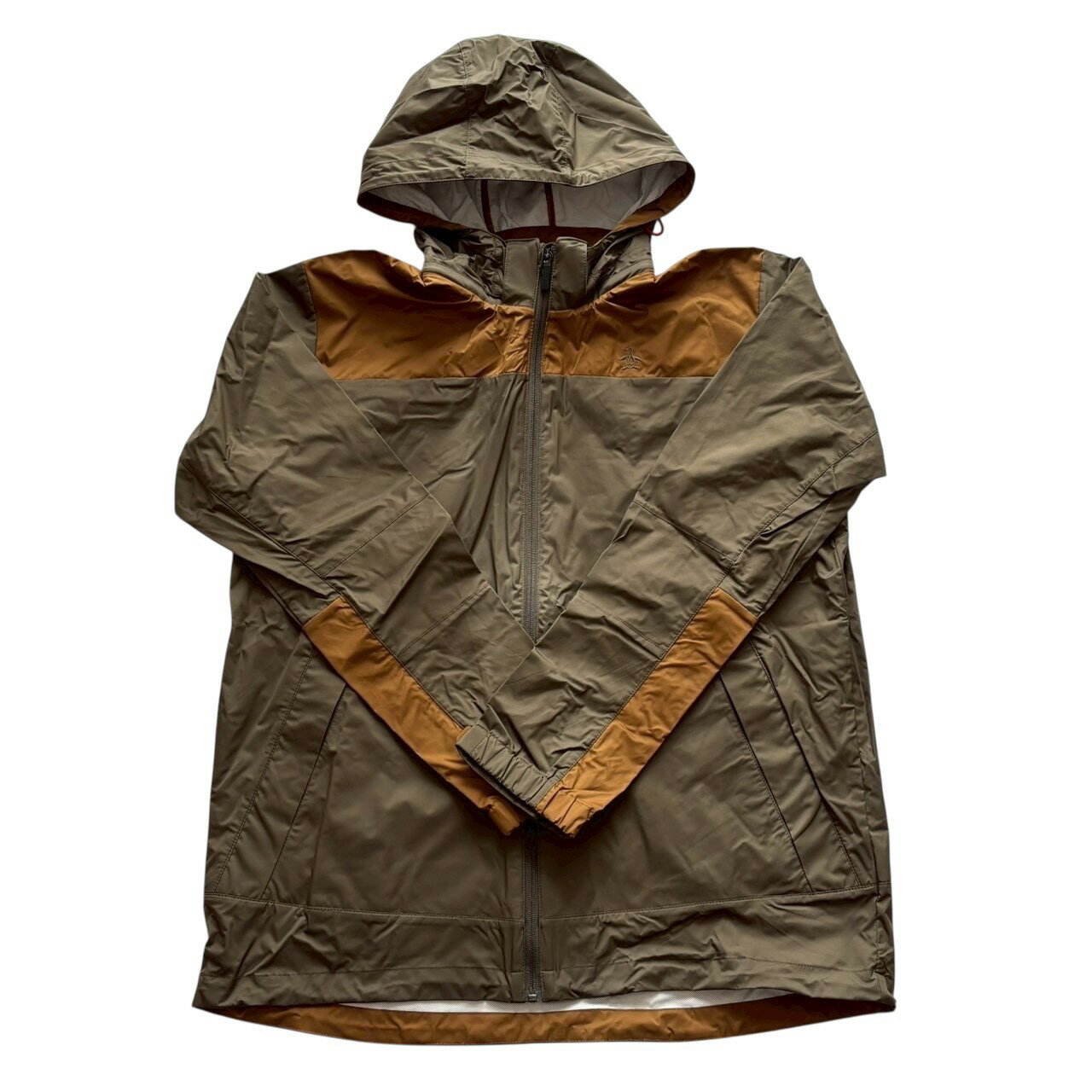 ［中古］MUNSINGWEAR マンシングウェア ゴルフレインウェア 茶系 レインウェア 雨具 ペンギン ゴルフ 趣味 スポーツ LLサイズ メンズ