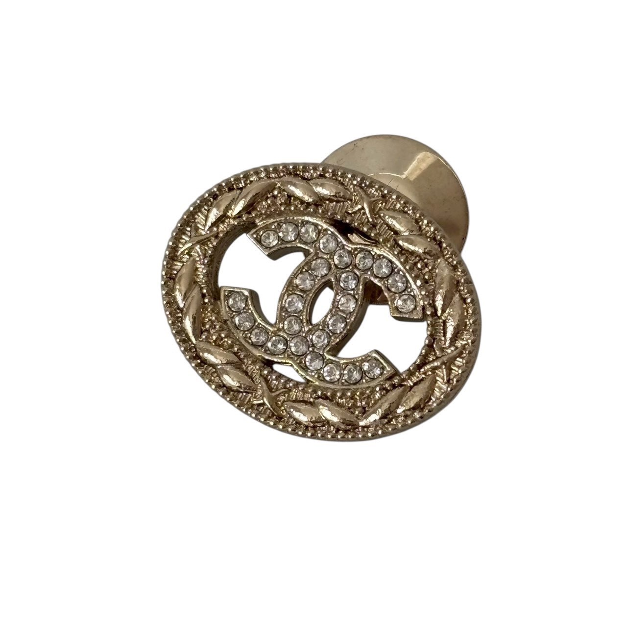 乐天商城 - ［中古］CHANEL シャネル ブローチ ピンブローチ アクセサリー ジュエリー 小物 ココマーク GP ラインストーン ゴールド B23K ファッション アクセサリー レディースアクセサリー ブローチ