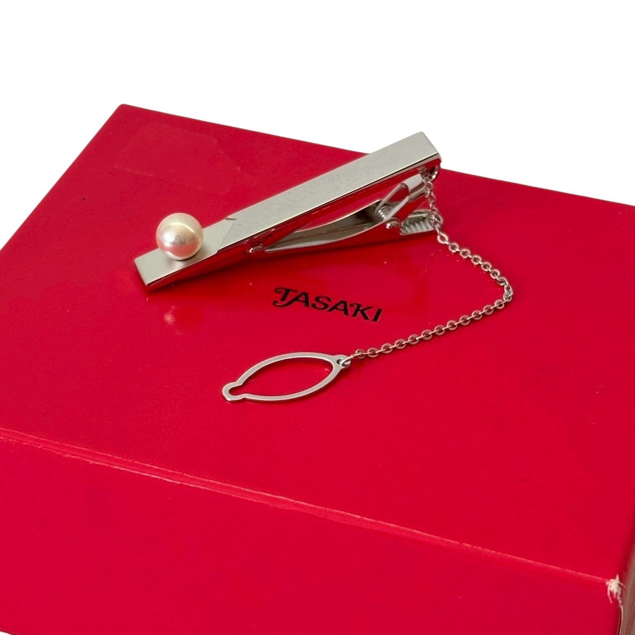 ［中古］TASAKI タサキ ネクタイピン タイピン タイバー アクセサリー 小物 パール シルバー レディー..