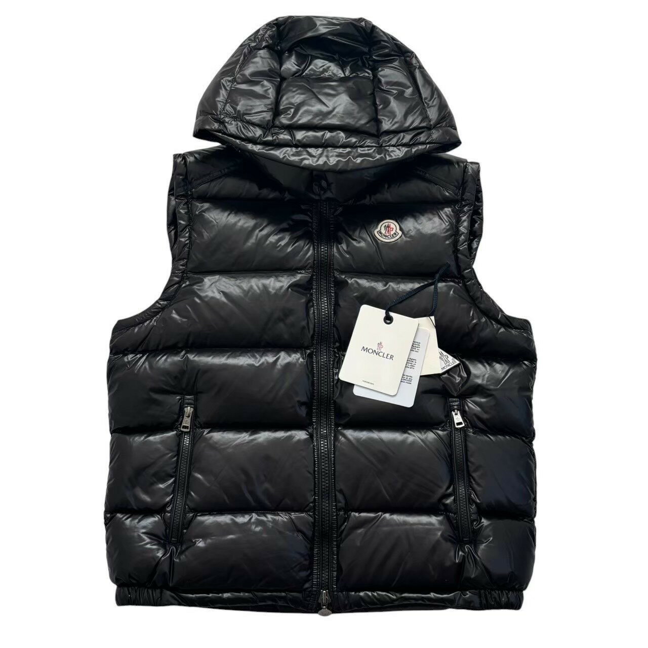 乐天商城 - 「中古」MONCLER モンクレール ダウンベスト 黒 PARNAIBA GIUBBOTTO E20934983105 C0067 ジャケット サイズ4 XLサイズ レディース ハイブランド ファッション