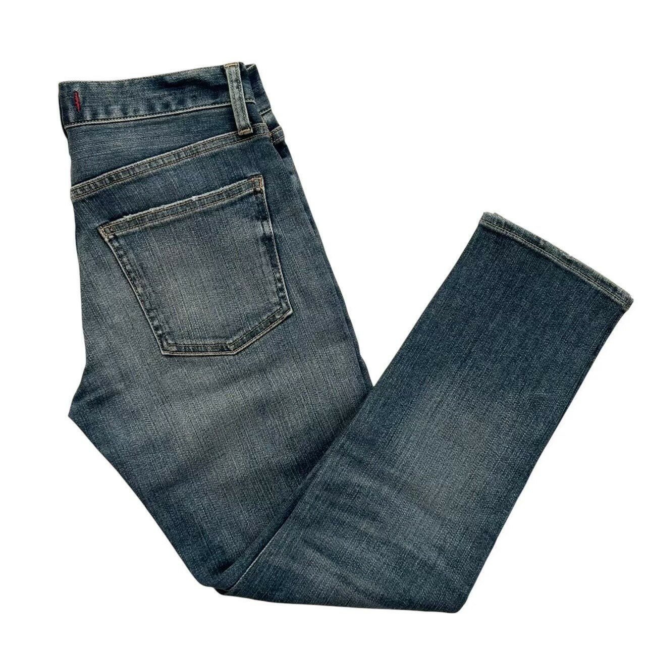 Rakuten - 「中古」RED CARD Tokyo レッドカード トーキョー デニムパンツ ブルー 青 低身長 スリム パンツ レディース サイズ20 XXSサイズ ボトムス ブランド