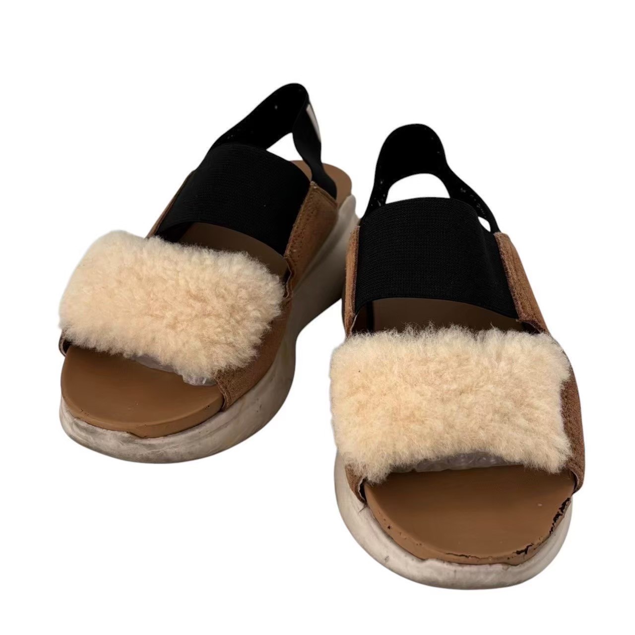 楽天市場】もこもこ サンダル（ブランドアグ）（レディース靴｜靴）の通販