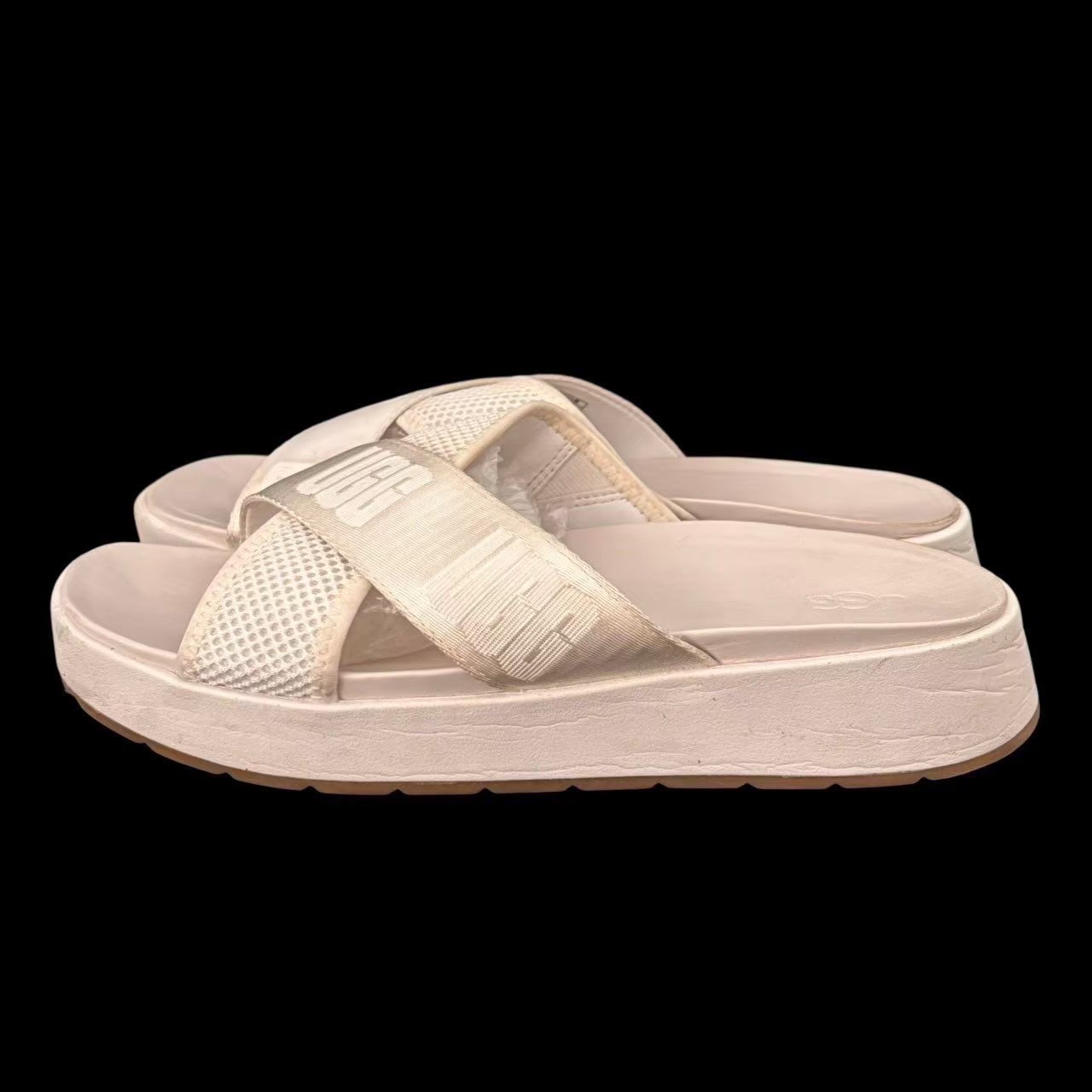 「中古」UGG アグ メッシュサンダル 白 E...の紹介画像3
