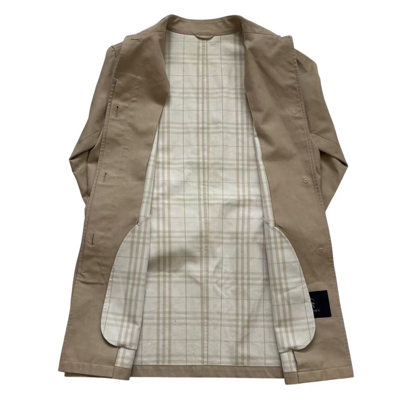 中古 BURBERRY バーバリー ステンカラーコート ベージュ コート アウター シンプル 上着 防寒着 無地 レディース サ keepclimbing-10005023 総合ブランドリユースClimb サンプル画像3