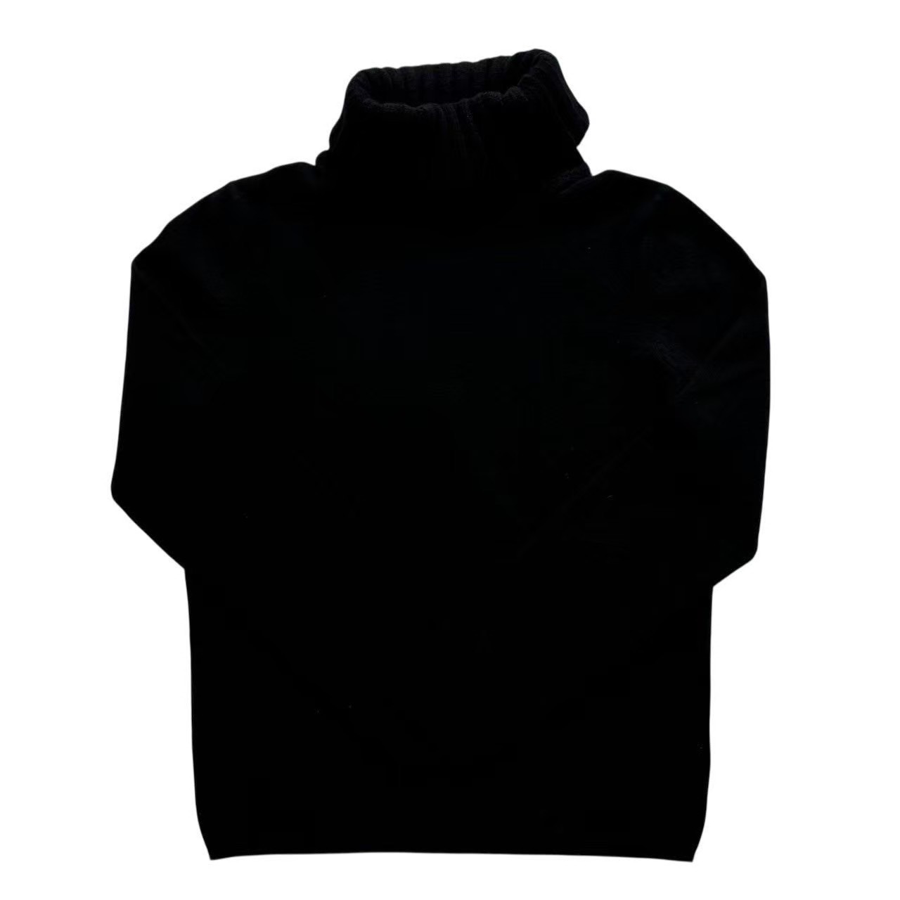 乐天商城 - ［中古］Rene ルネ タートルネックニット 黒 ブラック トップス ハイネック ニット タートルネック ハイネック カシミヤ レディース サイズ36 Sサイズ