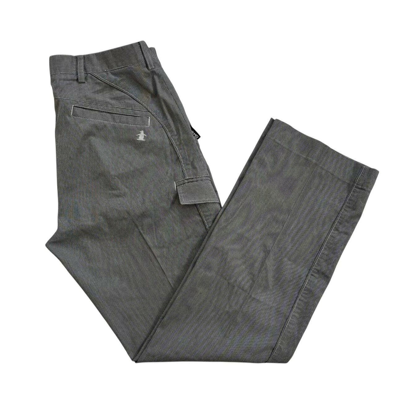 Rakuten - ［中古］Munsingwear マンシングウェア ボトムス パンツ 黒 白 ブラック ホワイト ポケット ゴルフ 趣味 スポーツ メンズ サイズ82 Lサイズ