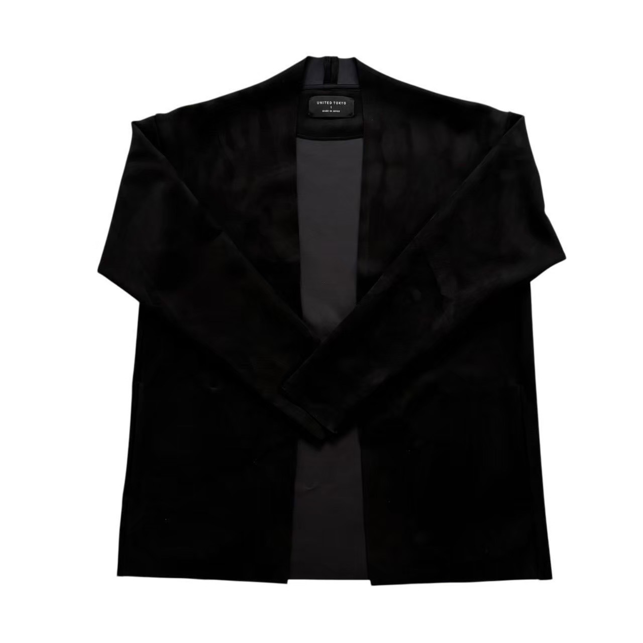 Rakuten - ［中古］united tokyo ユナイテッドトーキョー ノーカラージャケット 黒 ブラック ノーカラー ジャケット レディース サイズ1 Sサイズ