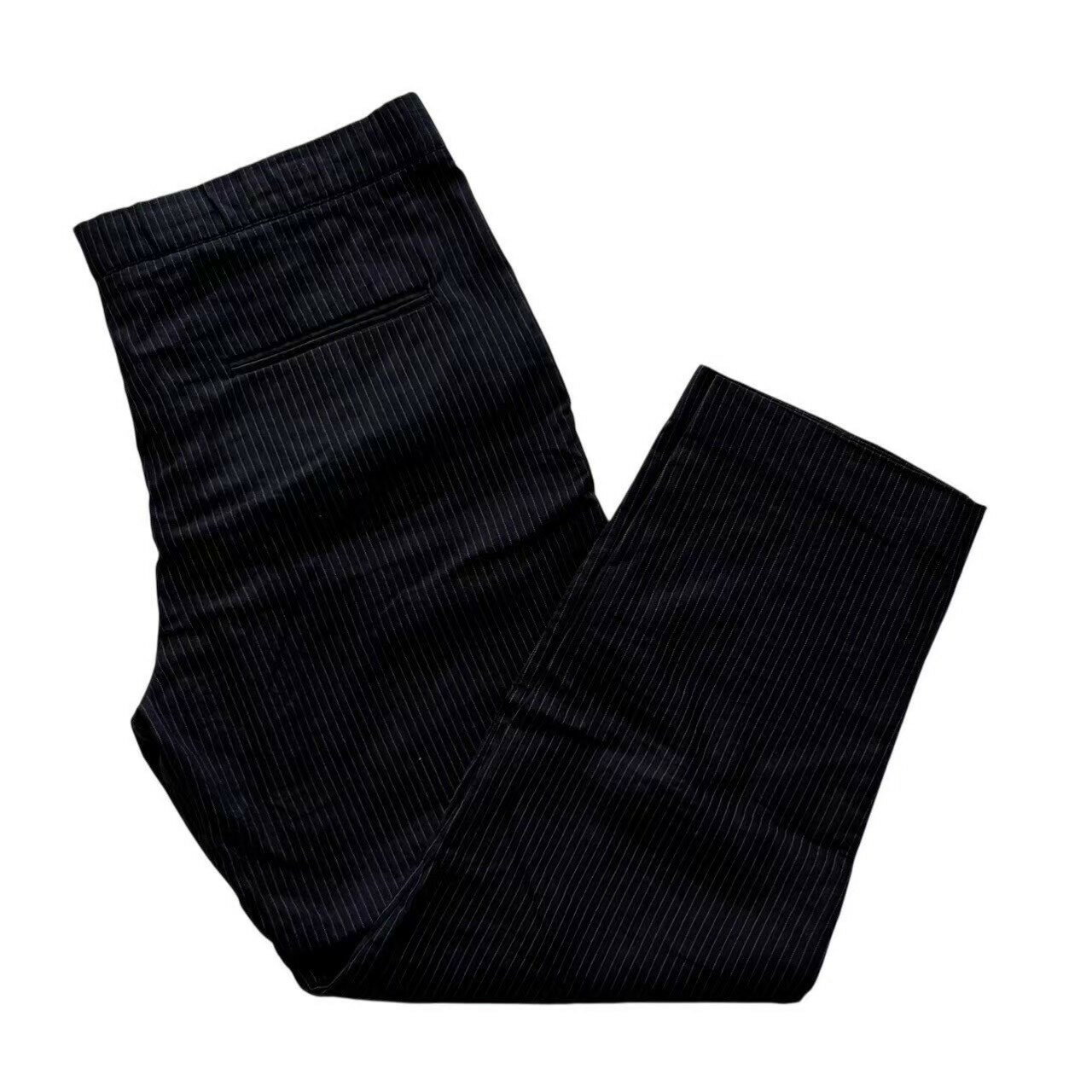 乐天商城 - ［中古］DIESEL ディーゼル ストライプイージーパンツ 黒 ブラック ストライプ パンツ ズボン 長ズボン 93243 メンズ サイズ表記なし LLサイズ相当