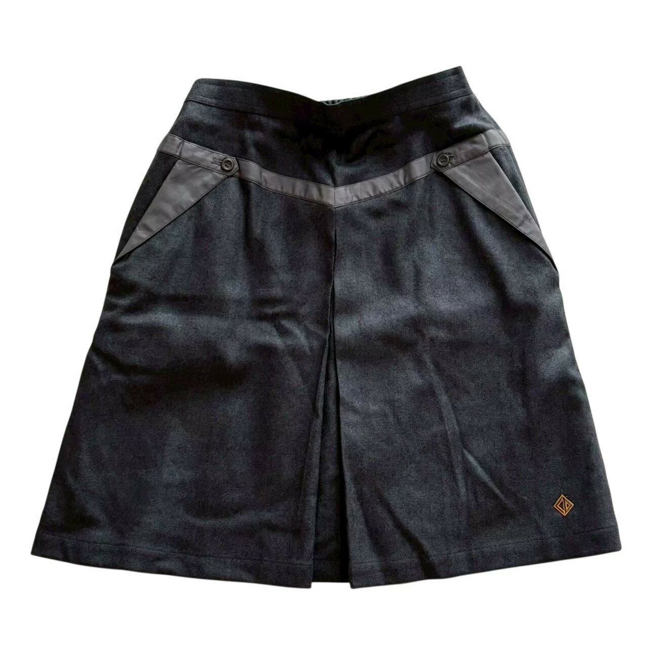 Rakuten - ［中古］Christian Dior クリスチャンディオール ボックススカート グレー スポーツ ゴルフ 趣味 ボックス レディース Lサイズ