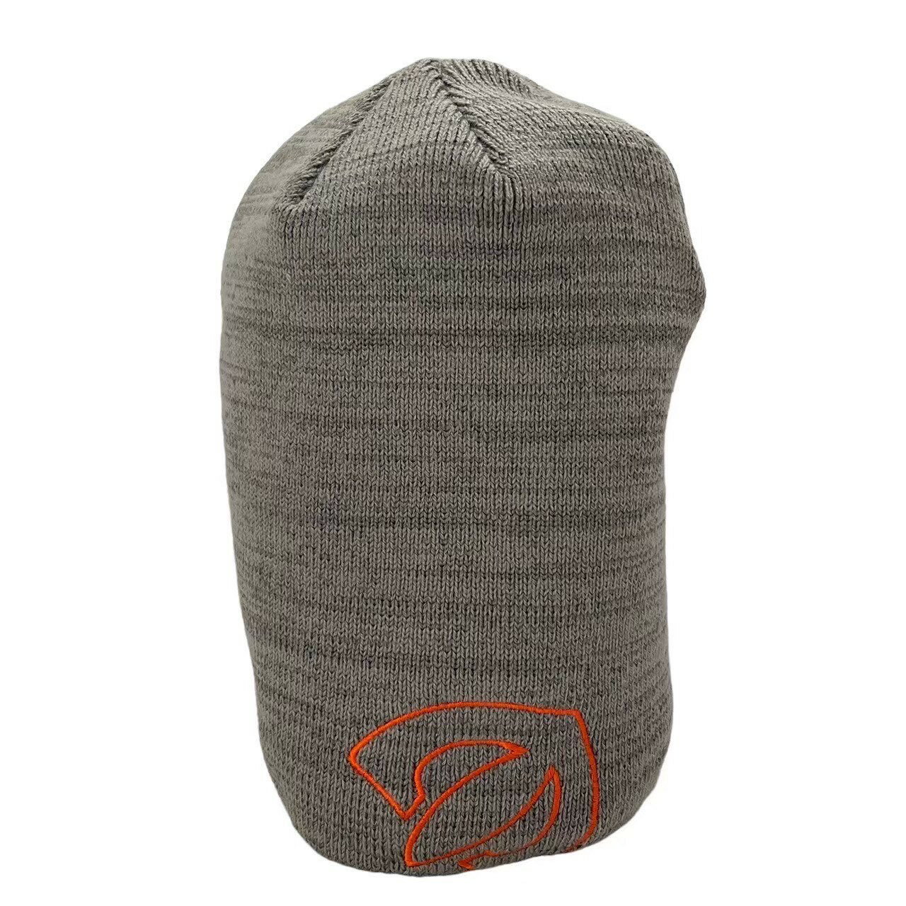 乐天商城 - ［中古］OAKLEY オークリー ニット帽 グレー オレンジ ニット キャップ ゴルフ 趣味 スポーツ おしゃれ 帽子 秋 冬 ワンポイント 刺繍 ポリエステル アクリル メンズ