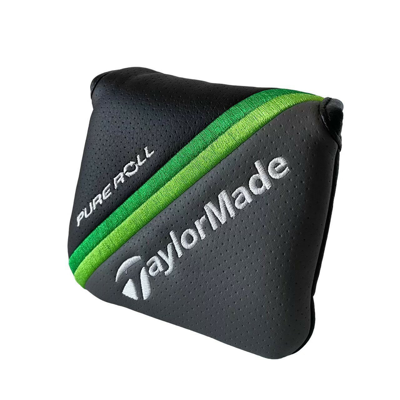 樂天商城 - 「中古」TAYLORMADE テーラーメイド GOLF ゴルフ スポーツ 趣味 ヘッドカバー カバー ゴルフカバー 保護 パターカバー ブラック グリーン ホワイト 緑 白 マジックテープ