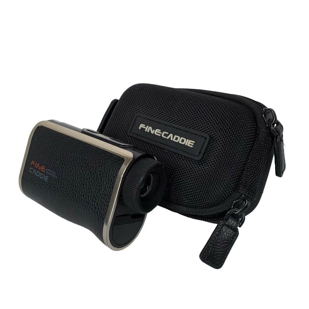 「中古」FINEDIGITAL社 ファインデジタル Fine Caddie ファインキャディ J100 レーザー距離計 ブラック 黒 ゴルフ スポーツ 趣味 ケース付き ファスナー