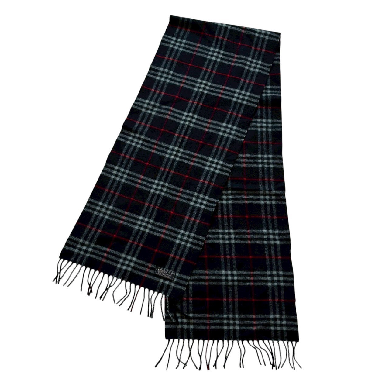 ［中古］Burberrys of LONDON バーバリーズ オブ ロンドン カシミヤ マフラー チェ...