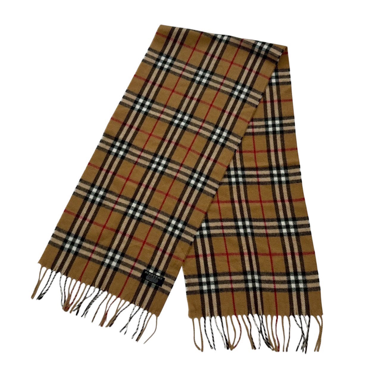 中古 BURBERRY LONDON バーバリーロンドン マフラー カシミヤ チェック柄 PLAYBOY プレイボーイ ワッペン keepclimbing-10005704 総合ブランドリユースClimb サンプル画像2