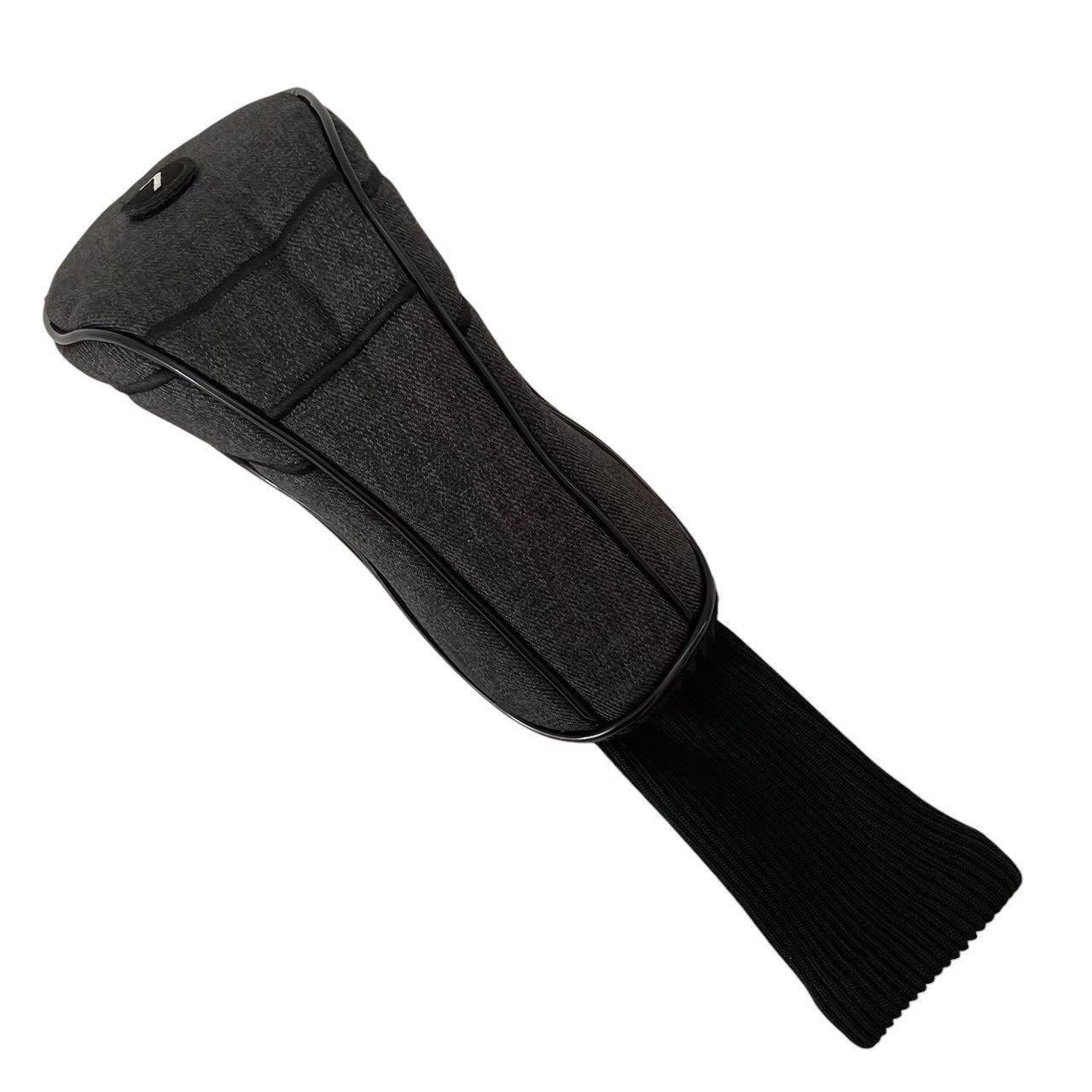 ［中古］FW用ヘッドカバー グレー 黒 ブラック FW フェアウェイウッド ヘッドカバ...