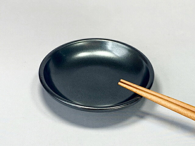 黒結晶玉渕30小皿TOH [美濃焼　日本
