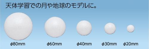 天体学習での月や地球のモデルに! 10個組φ80mm10個組!