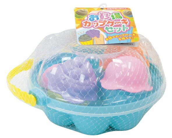 キープオン学習イベントショップのお砂場カップケーキセットおもちゃ 砂あそび 砂場 池田工業社 砂遊び バケツ かわいい｜アングル2