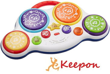 たたいてベビードラム 10ヵ月〜ローヤル 楽器 おもちゃ 音楽玩具 クリスマスプレゼント リズム ベビー