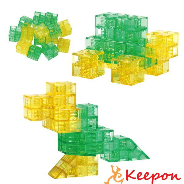 Artecブロックなないろクリア ミニパックA（かめ＆インコ） おもちゃ パズル プレゼント 知育玩具 幼児 子ども artecblock 日本製 アーテック クリスマスプレゼント