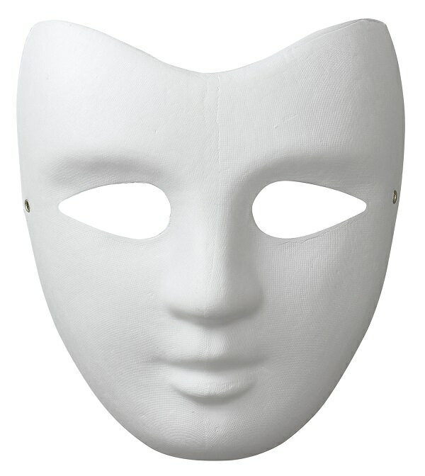 デザインマスクB紙製アーテック ハロウィン 仮面 衣装 絵具 美術 学校 デザイン