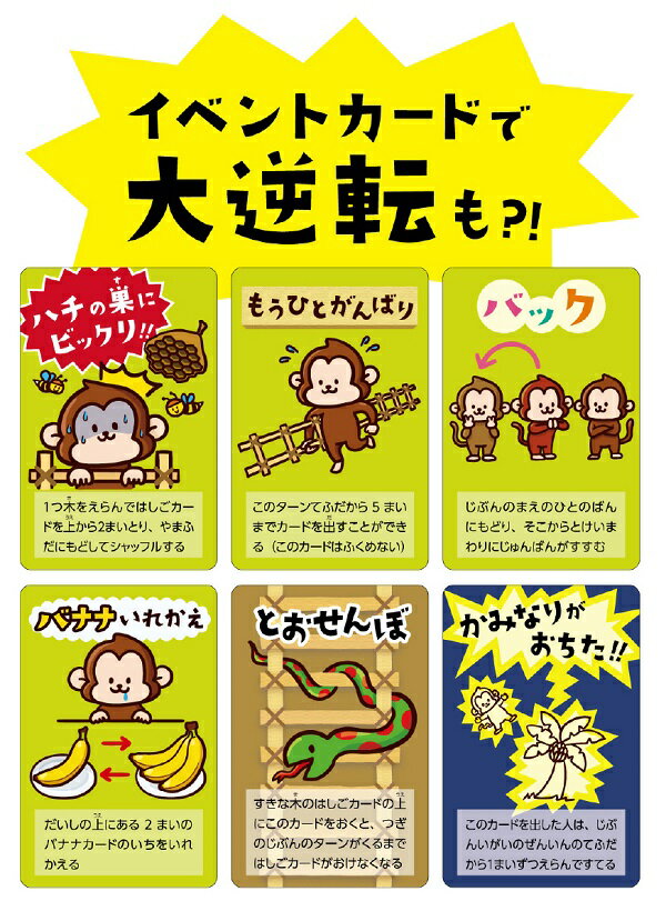 もぎとれバナナ！ おさるさんカードゲーム アーテック カードゲーム 小学生 幼稚園 子ども おもしろ お正月 プログラミング 2