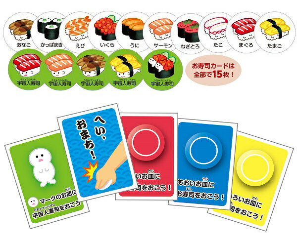 くるくる回転寿司ゲーム (3個までネコポス可) アーテック 知育玩具 幼児向けおもちゃ ボードゲーム 双六 幼稚園 保育園 小学生 子ども イベント お正月 3