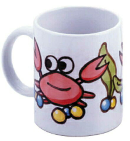 マーカーマグ大　容量約350ml マーカー6色付母の日 父の日 プレゼント 記念品 子供会 手作り マグカップ コップ お絵かき アーテック