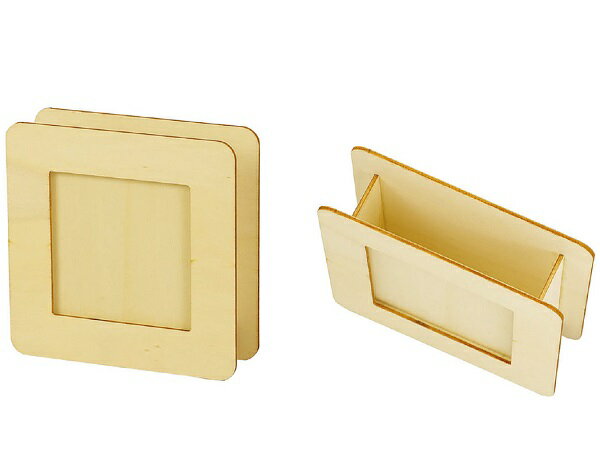 木製ましかく小物入れ卒業 卒園 記念品 制作 手作り 写真立て フォトフレーム アーテック 幼稚園 保育園 小学校 お絵かき 製作 色鉛筆