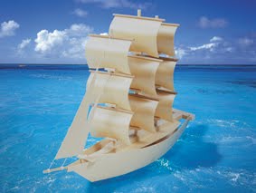 帆船加賀谷木材 中級 木工工作キット 自由研究...の紹介画像3