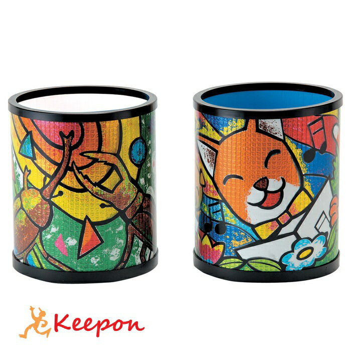 タッチサークルステンド(カッター付)アーテック 美術 カッティング ステンドグラス 工作 手作り 小学生 中学校 美術 デザイン キット ペン立て