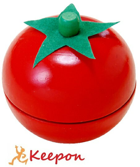 木のおもちゃ　サックリ本格食材　トマトだいわ 木製おもちゃ プレゼント/ままごと　料理誕生日/出産祝い/クリスマス/ラッピング