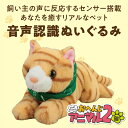 よんで!だっこして!おへんじアニマル2 猫アーテック 介護施設 介護用品 高齢者 プレゼント ペット 音声認識 ぬいぐるみ ねこ 鳴く おしゃべり アニマル 返...