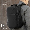 BLACK EMBER ブラックエンバー リュックサック バックパック デイバッグ バッグ カバン 鞄 ビジネス ビジカジ 耐水 撥水 ノートパソコン ラップトップ PCスリーブ 防水ジップ 出張 旅行 通勤 通学 メンズ 男性 スタイリッシュ 18L CITADEL18 シタデル18 7223017