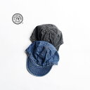DECHO デコー キャップ 帽子 デニム KOME CAP - WASH コメキャップ DE-21W ウォッシュ加工 インディゴ ブラック メンズ レディース...
