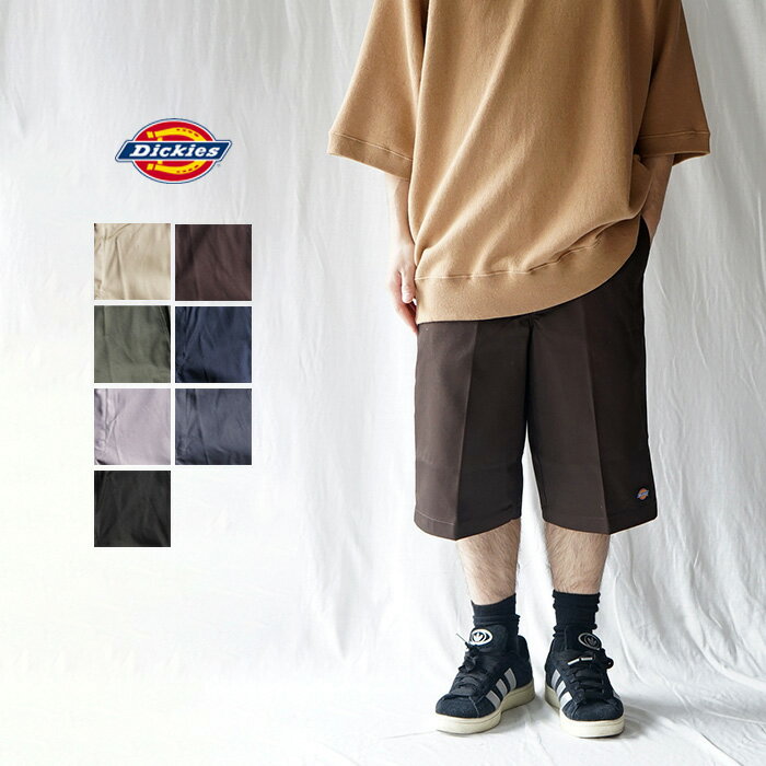 Dickies ディッキーズ ショートパンツ ショーツ 短パン チノショーツ ワークショーツ メンズ ゆったり 膝丈 ヒザ下 長め 膝下ショーツ 28インチ 30インチ 32インチ 34インチ 36インチ #42283 13INCH POCKET WORK SHORT 13インチポケットワークショーツ 14562900