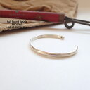 MANANAS マナナス バングル Half Round Bangle - MEN'S SLIM SIZE ハーフラウンドバングル BR-21001 メンズサイズ シルバー メンズ シンプル シルバー925 アクセサリー ジュエリー バングル おしゃれ ブランド