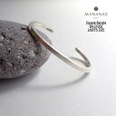 MANANAS マナナス バングル Square Bangle - LADY'S SIZE スクエアバングル レディースサイズ BR-21002 シルバー レデ...
