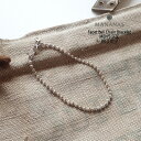 MANANAS マナナス Facet Ball Chain Bracelet - MEN'S SIZE ファセットボールチェーンブレスレット メンズサイズ BR...