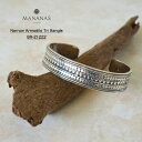 【あす楽】バングル メンズ シルバー マナナス ナロー アルマジロ トライバングル シンプル シルバー925 アクセサリー MANANAS Narrow Armadilo Tri Bangle