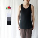 FRUIT OF THE LOOM フルーツオブザルーム タンクトップ 3PACK RIB TANKTOP 3P リブタンクトップ インナー 下着 メンズ 3枚...