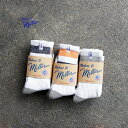 Robert P. Miller ミラー　3P Crew length line socks ラインソックス 3Pソックス ソックス 靴下 リブソックス 23-25cm 無地 ホワイト レディース