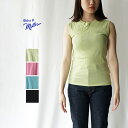 Robert P. Miller ロバートピーミラー ノースリーブ Panel-rib C/N Tanktop パネルリブ クルーネック タンクトップ 848C...
