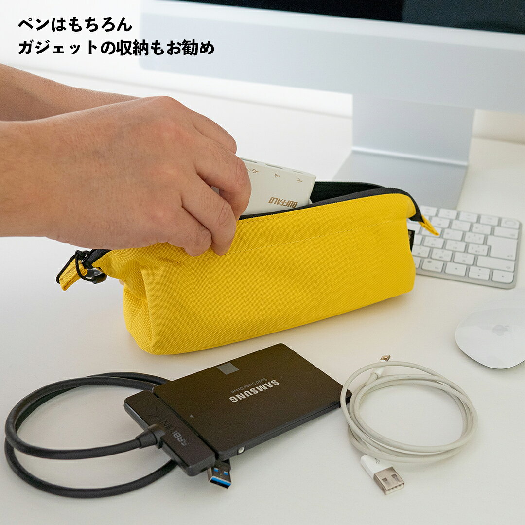 ペンケース 筆箱 ソフトケース ポーチ ネーエ ペンポーチ ガジェットケース クッション付き メンズ レディース 収納 nahe PEN POUCH keeshop-10001673 KEE SHOP サンプル画像3