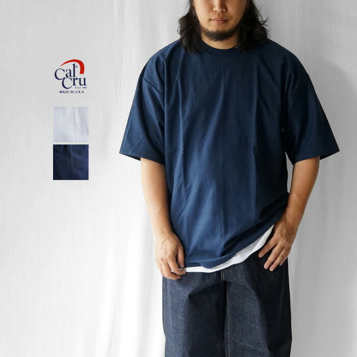 CAL CRU カルクルー Tシャツ 7OZ S/S RIDGE TEE 7オンス ショートスリーブ