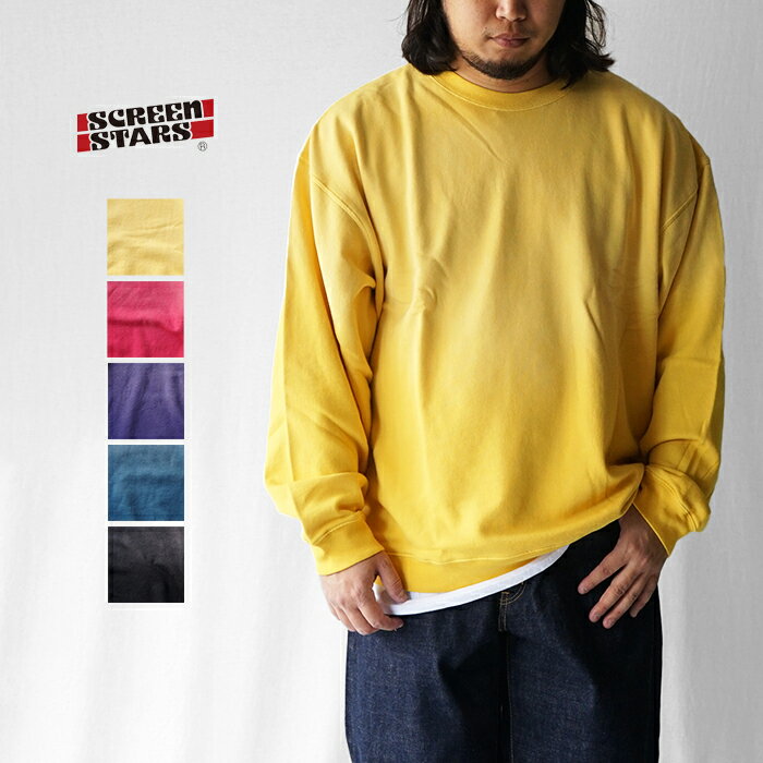 SCREEN STARS スクリーンスターズ スエット Super Basic sunburned C/N sweatshirt スーパーベーシック..